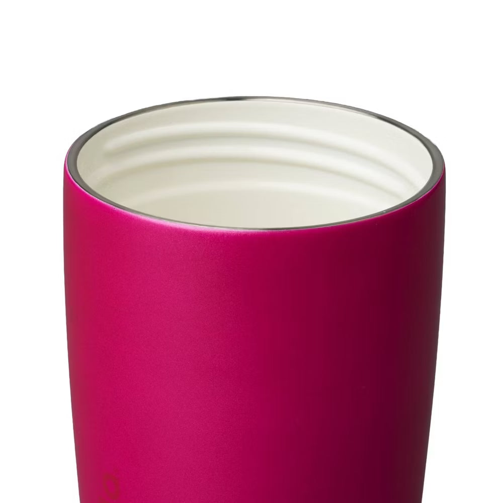 Owala 12fl oz Stainless Steel SmoothSip Slider Ceramic Lined Travel Mug - Read My Lips