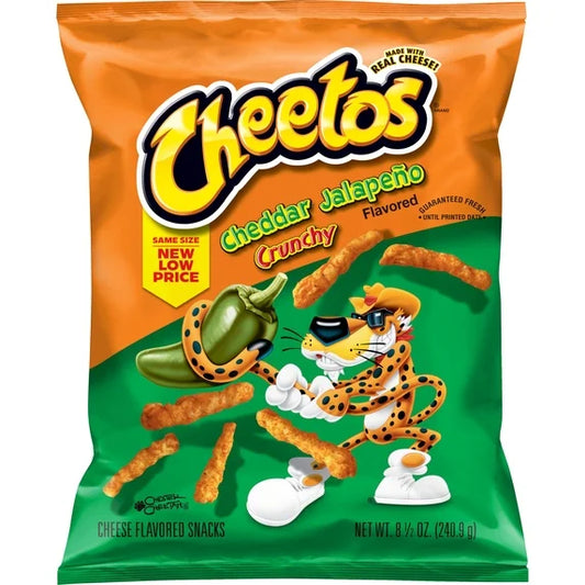 Cheetos Crunchy de Queso Cheddar y Jalapeño,