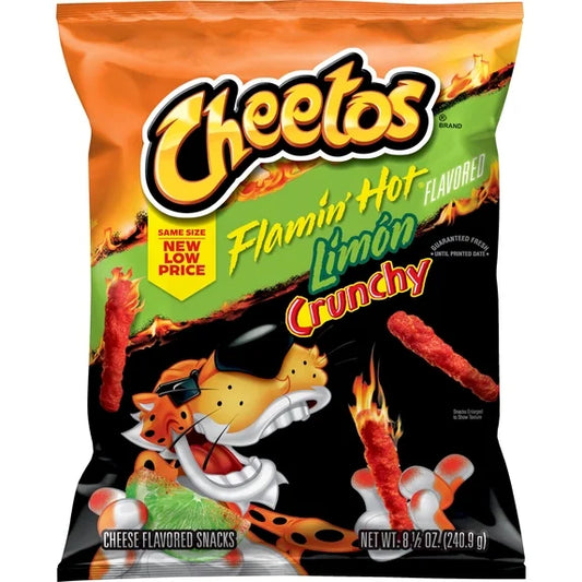 Cheetos Crunchy Flamin' Hot Limón,