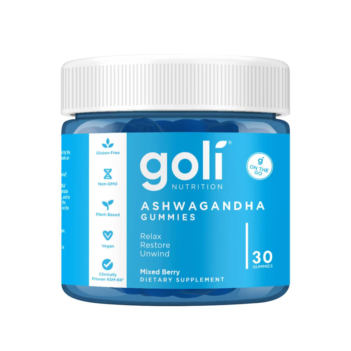 Gomitas veganas Goli Nutrition Ashwagandha - 30ct: