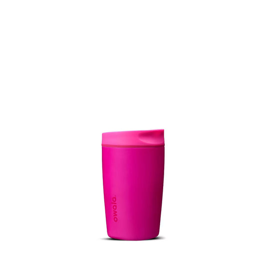 Owala 12fl oz Stainless Steel SmoothSip Slider Ceramic Lined Travel Mug - Read My Lips