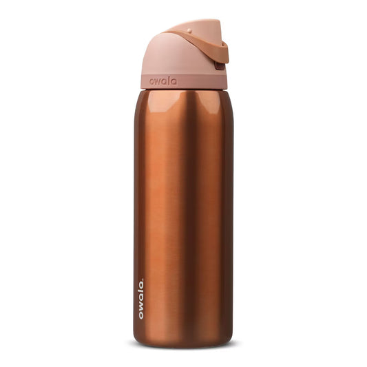 Owala 40fl oz Stainless Steel FreeSip dorado