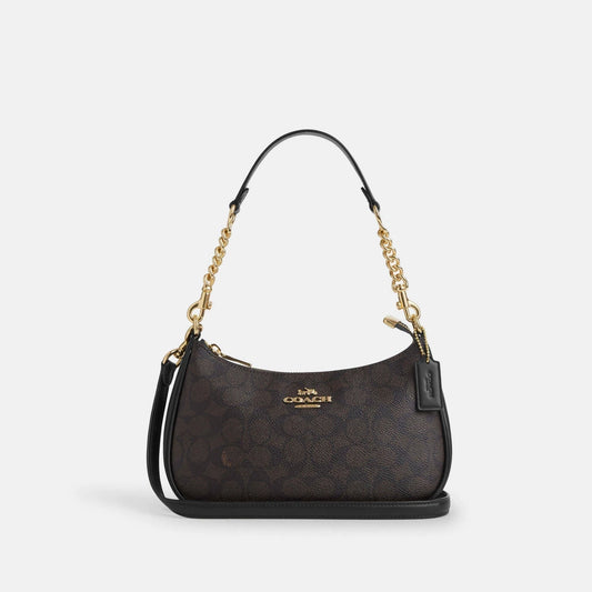 Coach Bolsa Teri Shoulder Negro