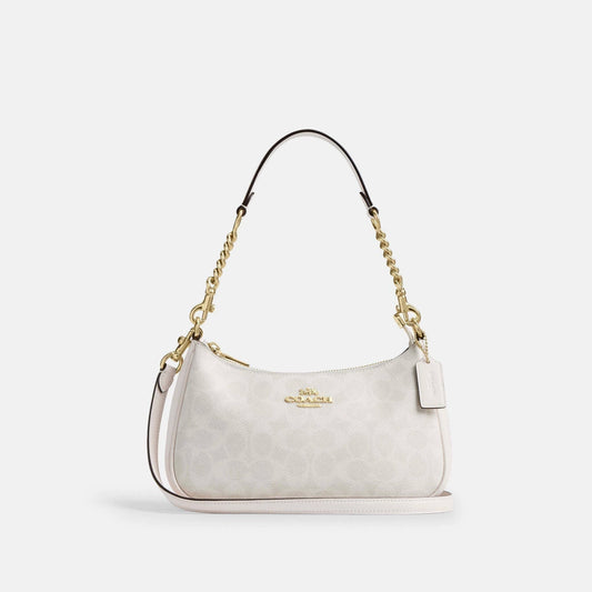 Coach Bolsa Teri Shoulder Blanco