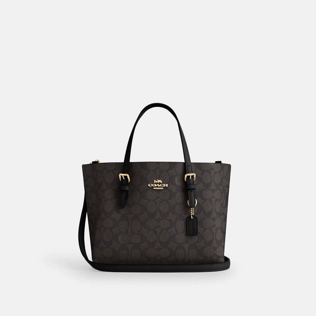 Coach Bolsa Mollie Tote 25 Signature Canvas beige